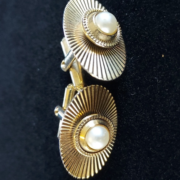 Vintage Art Deco style cufflinks - Picture 1 of 3